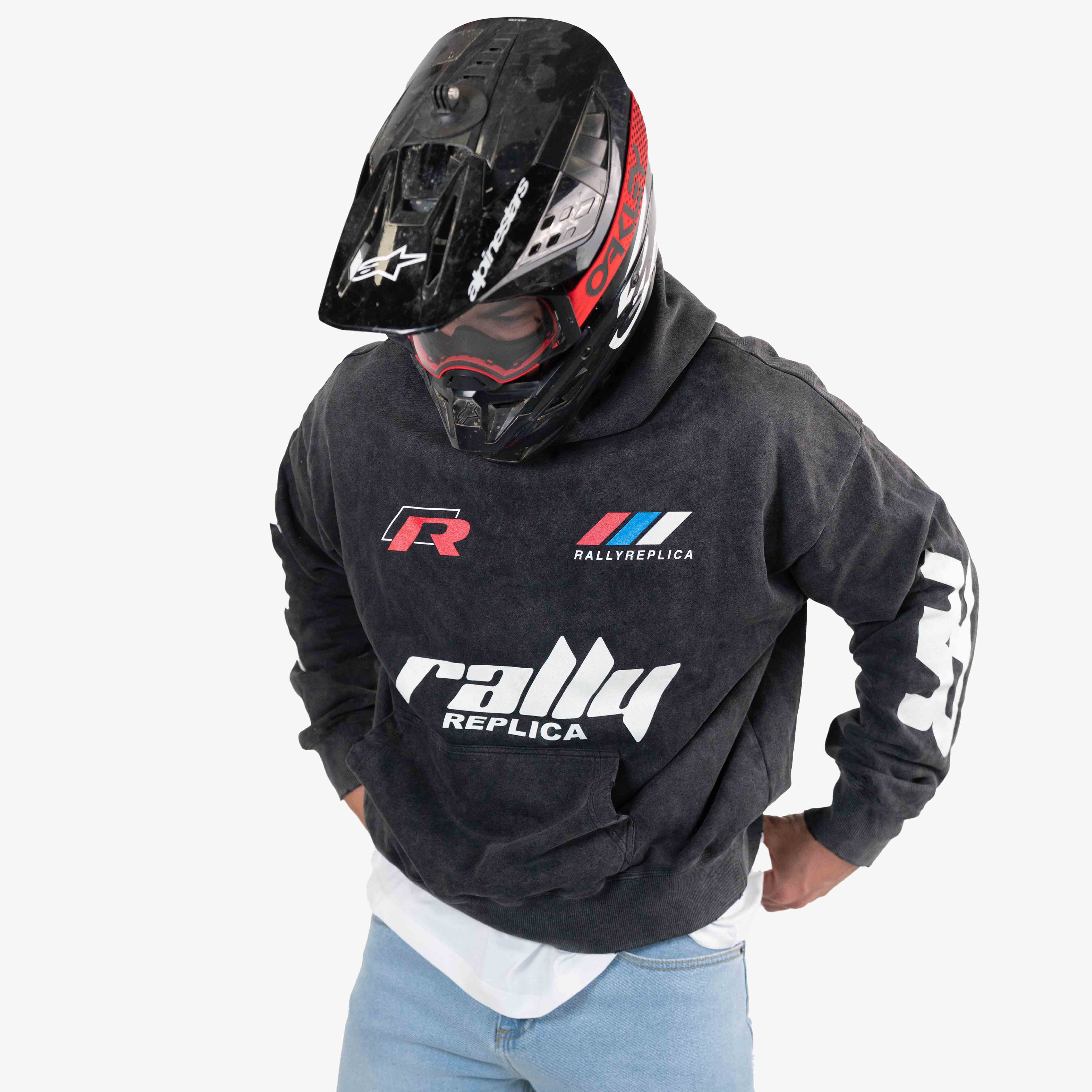 Motorsport Hoodie - Washed Black (Pre-Order)
