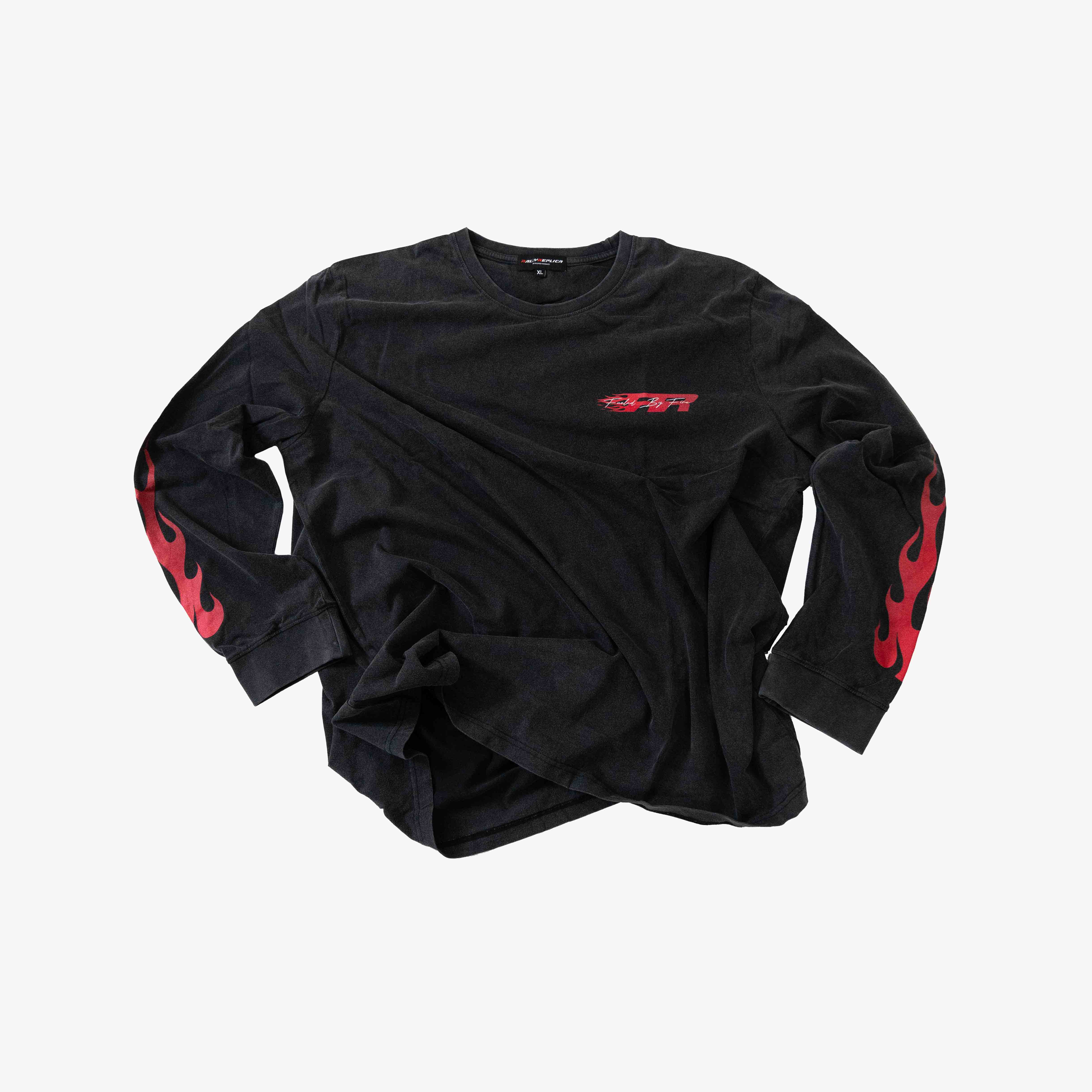 Fueled By Fire L/S T-Shirt - Washed Black